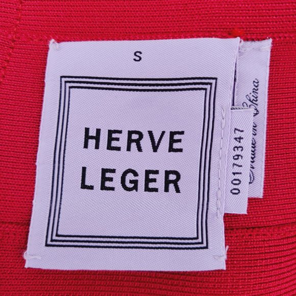 Herve Leger Charlotte Bandage Mini Pencil Skirt - Picture 3 of 4